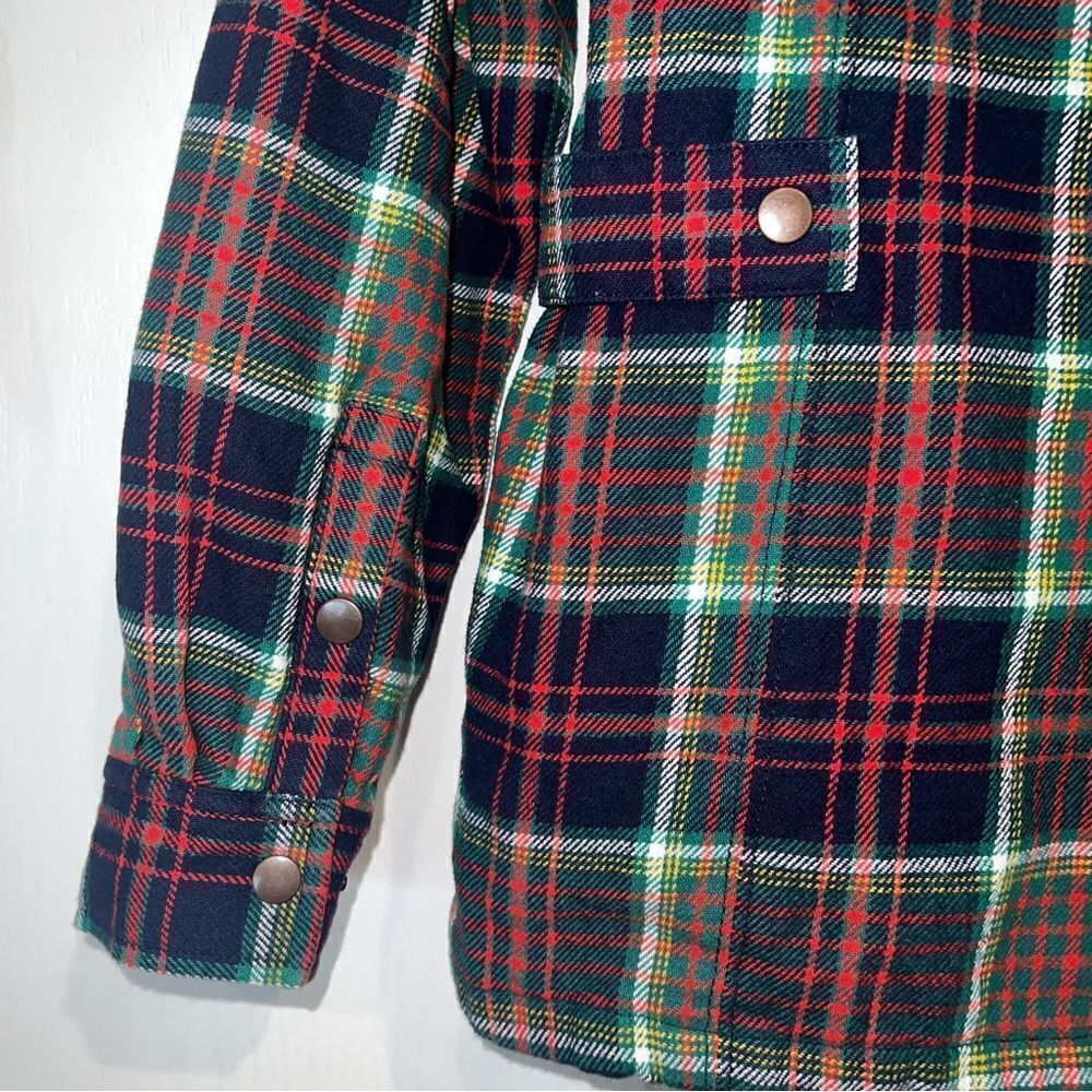 Duluth Trading Company Flapjack Plaid Flannel lined jacket - Picture 8 of 10